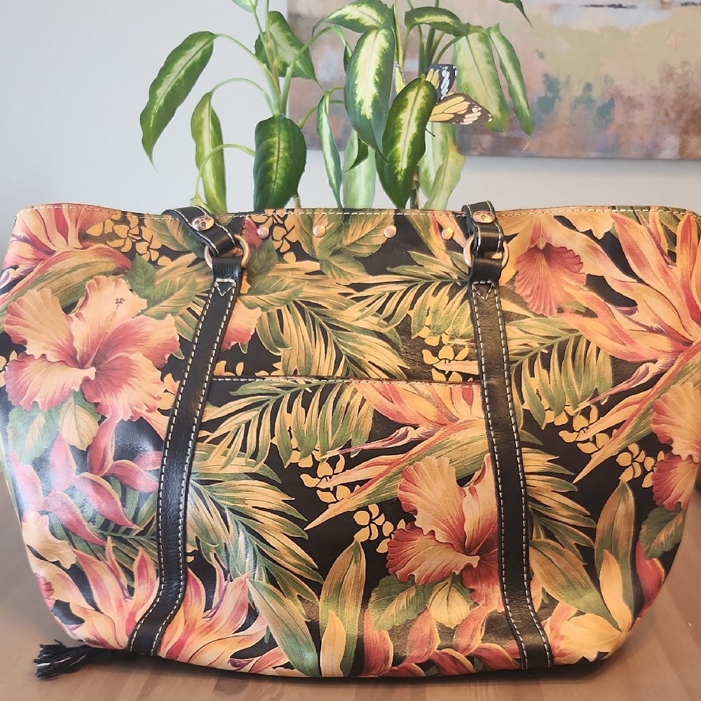 Patricia Nash Tropical Floral Tote Bag
